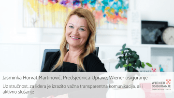 Intervju: Jasminka Horvat Martinović, Predsjednica Uprave Wiener osiguranja | Leadership u praksi