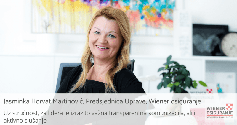 Intervju: Jasminka Horvat Martinović, Predsjednica Uprave Wiener osiguranja | Leadership u praksi