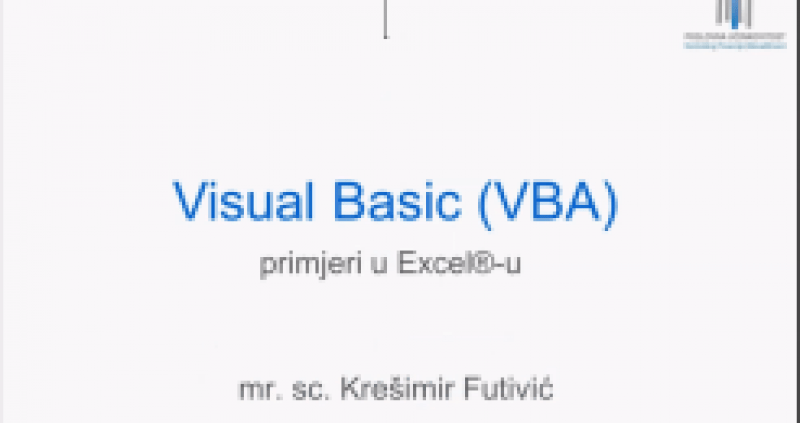 [VIDEO] Excel VBA, Primjeri iz prakse (I)